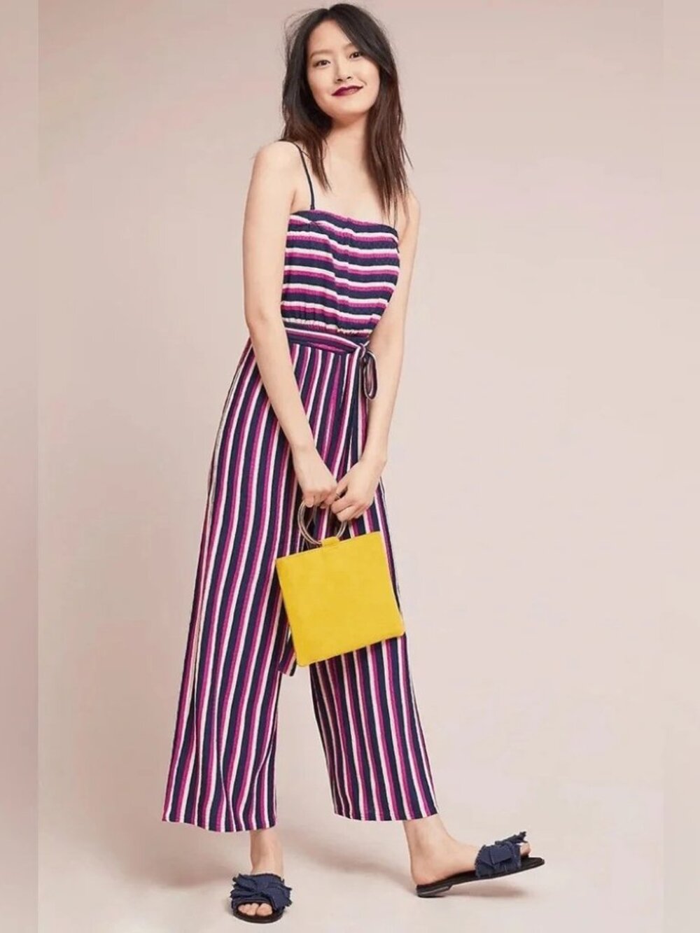 Maeve by Anthropologie Stripe Jumpsuit 2